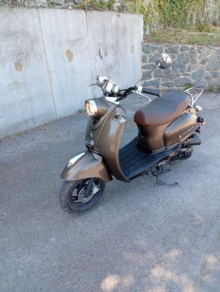 Brommer type vespa, Vélos & Vélomoteurs, Scooters | Vespa, Comme neuf, Autres modèles, Classe B (45 km/h), Essence, Enlèvement