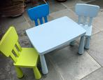 Table Mammut avec trois chaises, Enlèvement, Comme neuf