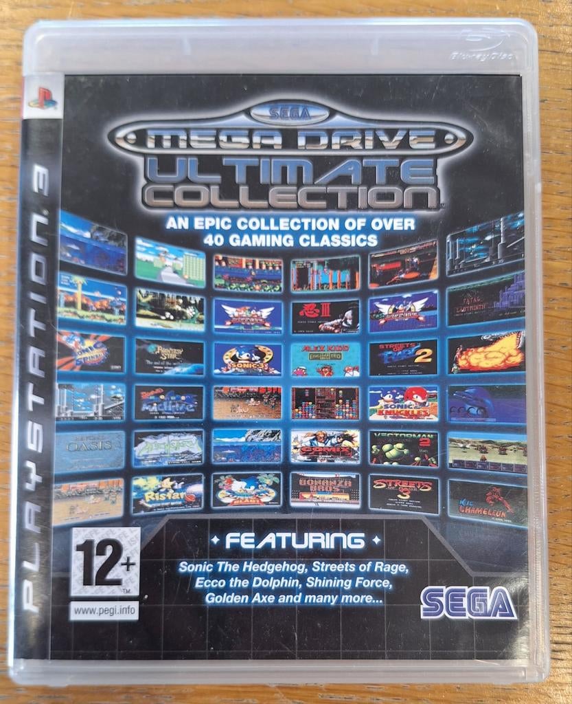 PS3 game Sega Mega Drive - Ultimate Collection, Games en Spelcomputers, 3 spelers of meer, Ophalen of Verzenden, Zo goed als nieuw