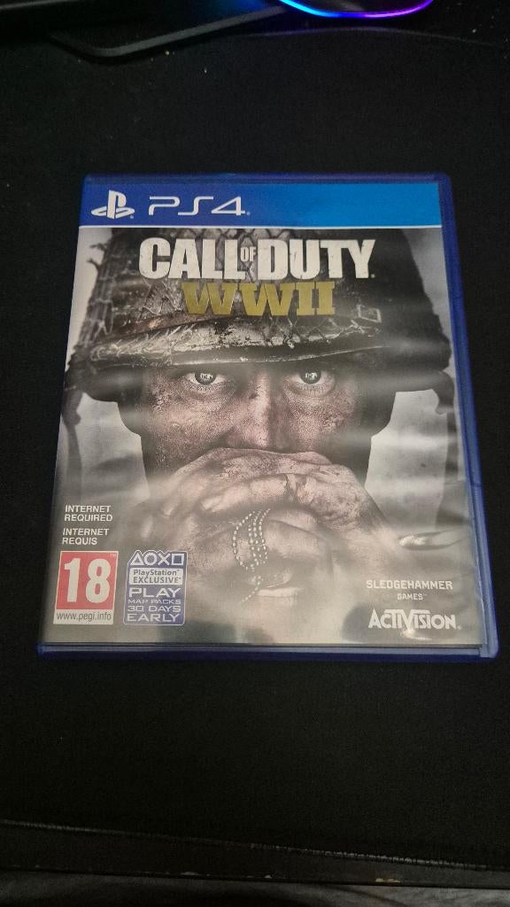 Call of Duty WW2 sur PS4, Consoles de jeu & Jeux vidéo, Jeux | Sony PlayStation 4, Enlèvement ou Envoi, Comme neuf, Shooter, À partir de 18 ans