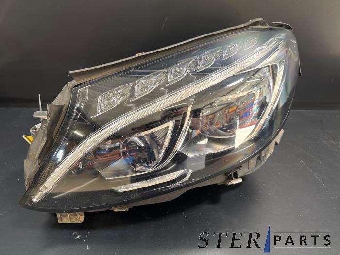 Koplamp links van een Mercedes C-Klasse, Auto-onderdelen, Verlichting, Mercedes-Benz, Gebruikt, 3 maanden garantie, Ophalen of Verzenden
