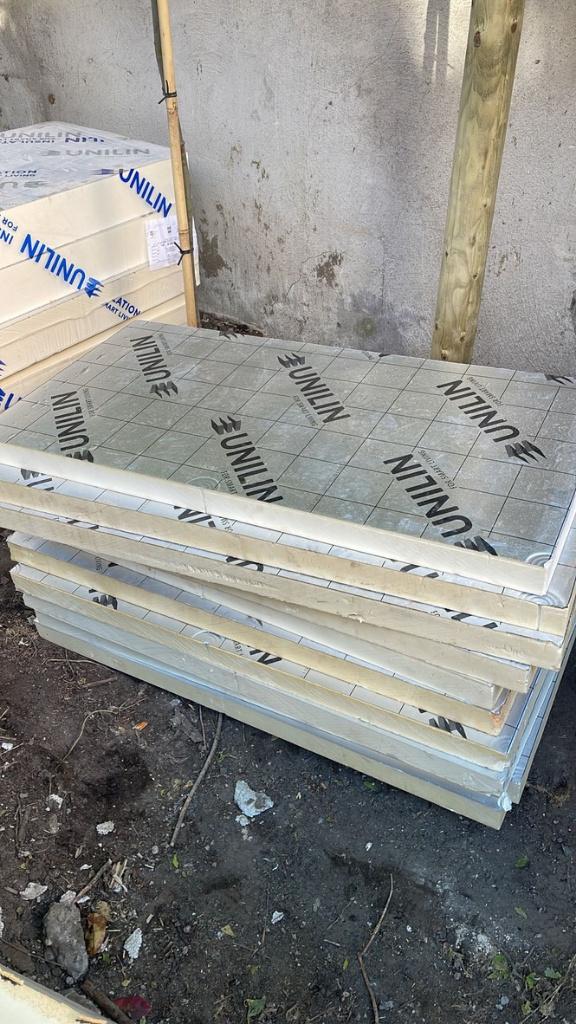 Isolatie Unilin 6cm, Ophalen, 4 tot 8 cm, 10 tot 15 m², Nieuw