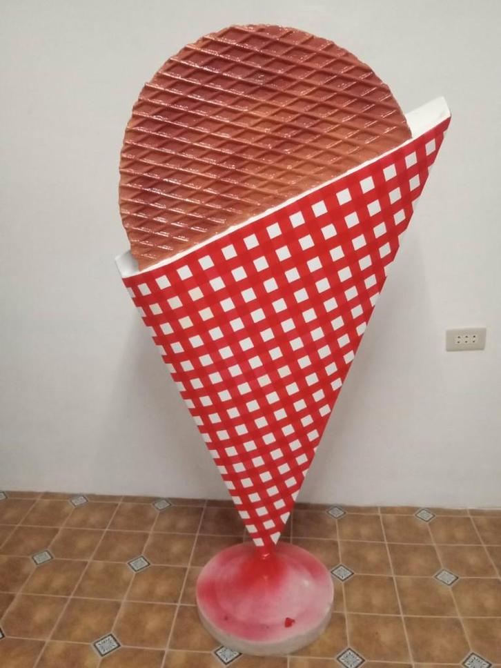 Publicité Stroopwafel — Stroopwafels 140 cm avec pied, Collections, Marques & Objets publicitaires, Neuf, Enlèvement