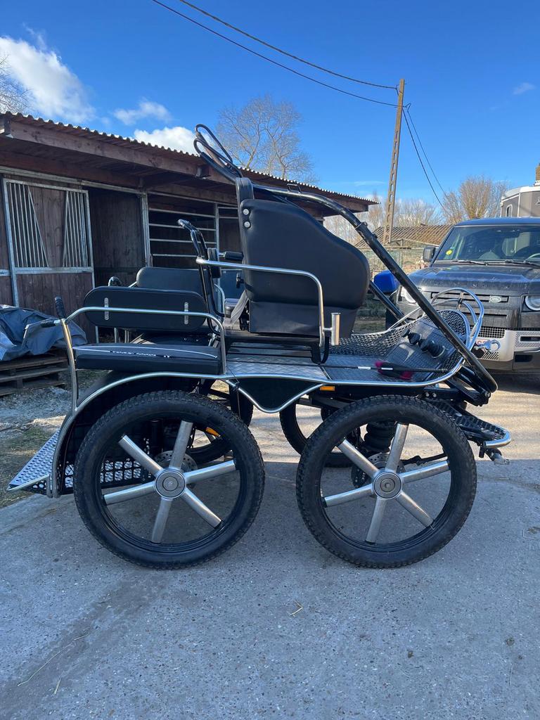 Enkel of dubbelspan koets te koop, Gebruikt, Marathonwagen, Paard of Pony