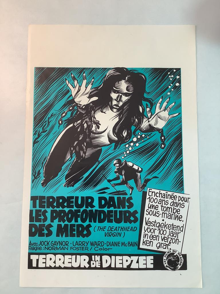 DEATHHEAD VIRGIN   filmposter   36-54 cm, Ophalen of Verzenden