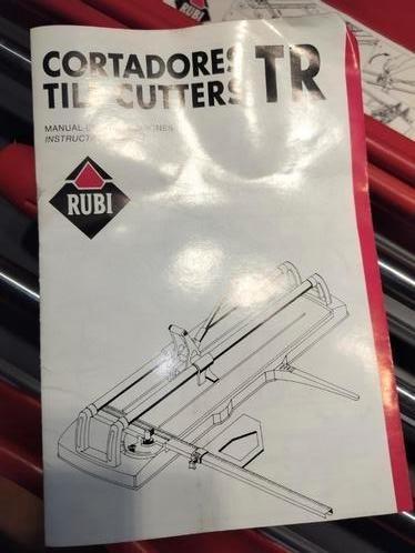RUBI tr 600 tegelsnijder, Ophalen, Nieuw