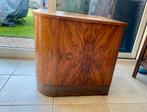 Vintage hoekkast van rozenhout.  Comb. boekenkast/ barkast., Antiek en Kunst, Ophalen