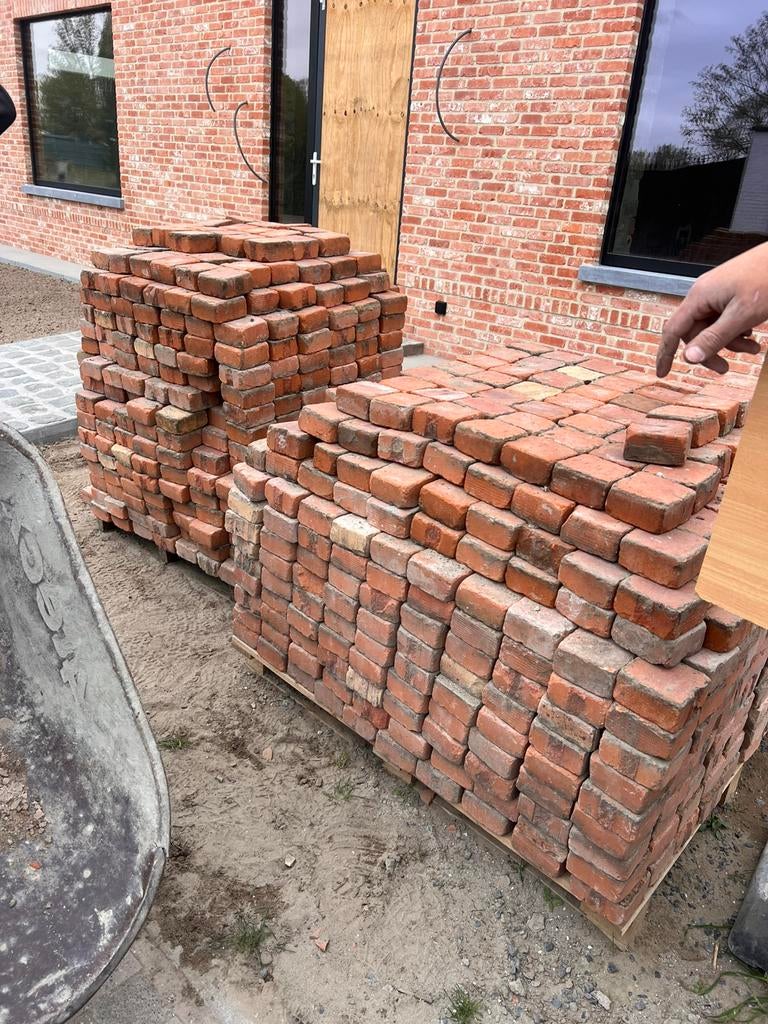 Klinkers 11x11x6cm, Doe-het-zelf en Bouw, Metselstenen, Ophalen, Gebruikt