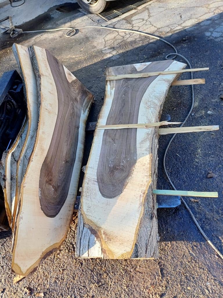 Schaaldelen op stam, Ophalen