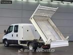 Iveco Daily 35C14 Dubbel Cabine Kipper met Kist Dubbellucht, Auto's, Bestelwagens en Lichte vracht, Stof, Gebruikt, Euro 6, Iveco