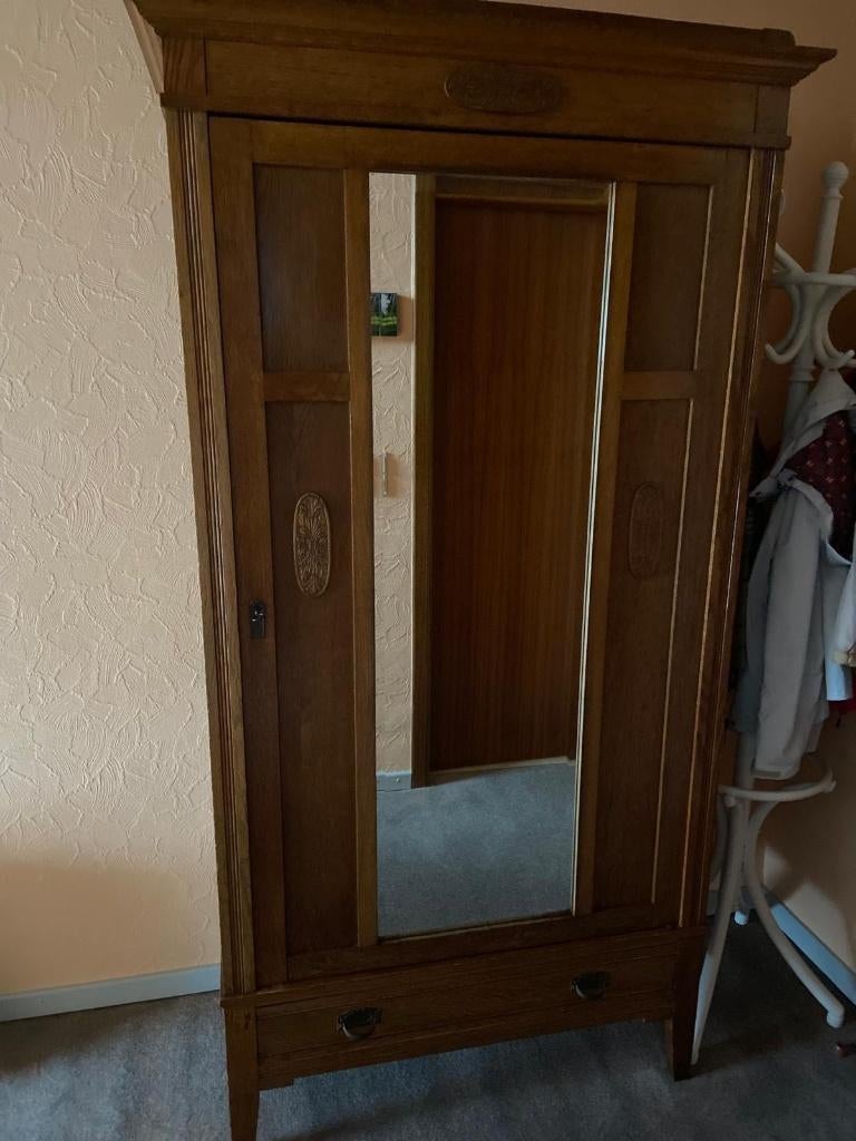 kast met spiegel, Huis en Inrichting, Ophalen, Zo goed als nieuw, 25 tot 50 cm, 100 tot 150 cm