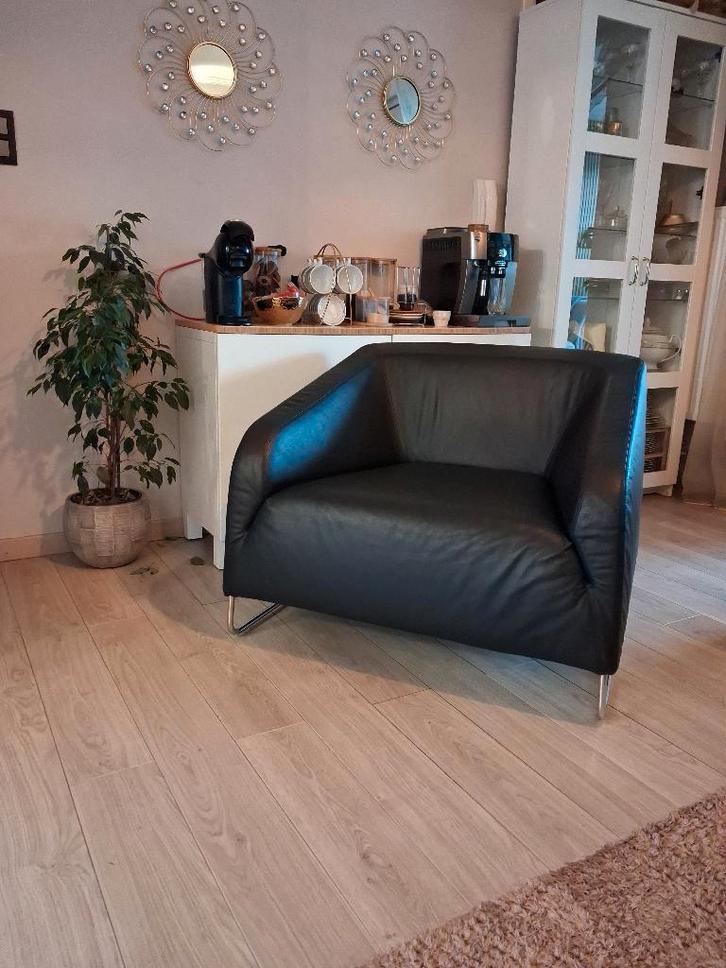 ARTIFORT diva leren fauteuil, Huis en Inrichting, Fauteuils, Gebruikt, Leer, Ophalen