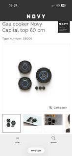 Novy capital top black 60 cm 3zones, Huis en Inrichting, Ophalen, Zo goed als nieuw