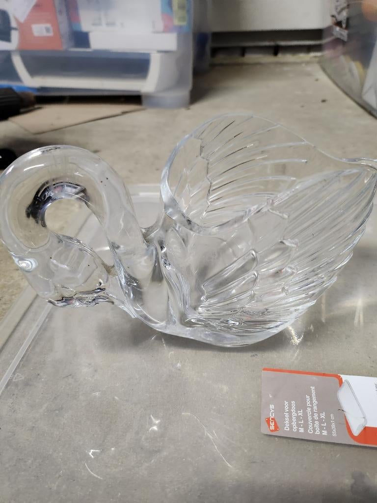 Decoration cygne cristal, Antiquités & Art