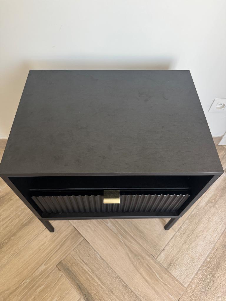 Nachtkastje en stoel te koop, Ophalen, Gebruikt, Modern