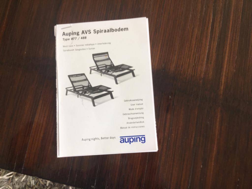 Auping avs spiraalbodem type 477/488, Ophalen, Zo goed als nieuw