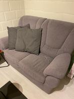 Zetel tweezit grijs, Huis en Inrichting, Zetels | Zetels, Ophalen, Zo goed als nieuw