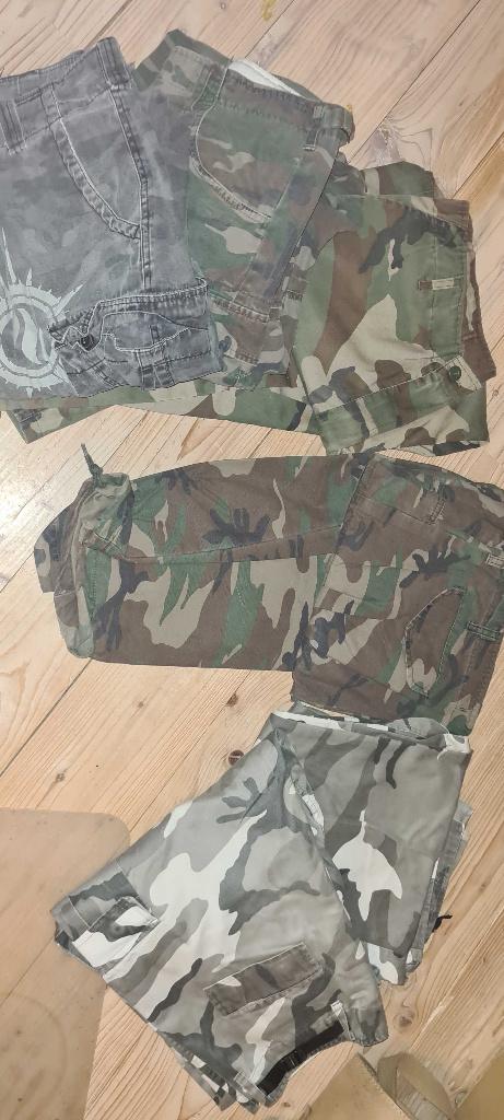 lot de 6 pentalons camo, Autres couleurs, Taille 52/54 (L), Enlèvement, Autres