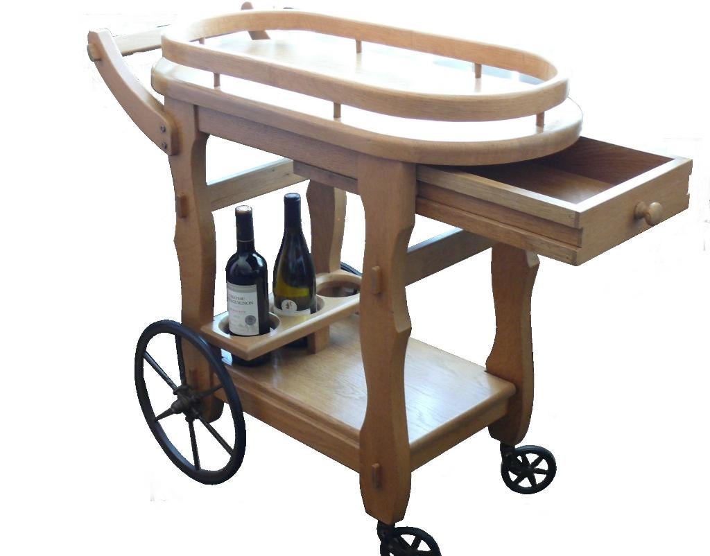 Mobil de jardin, table de barbecue, table en chêne véritable, Jardin & Terrasse, Enlèvement ou Envoi