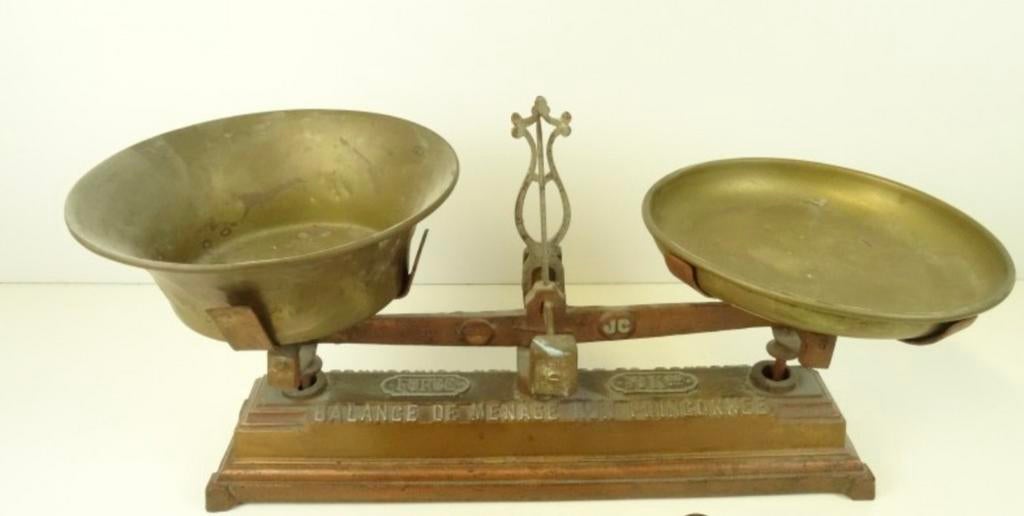 Oude weegschaal als nieuw, Enlèvement