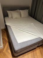 Boxspring IKEA, Gris, Enlèvement, Utilisé, 200 cm