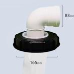 IBC vulpijp bochtstuk 90 graden 80mm, Ophalen of Verzenden, Nieuw