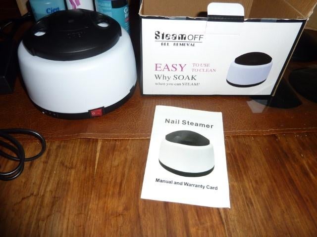 Steam off gellakverwijderaar gellak remover met stoom, Ophalen of Verzenden, Zo goed als nieuw, Handen en Nagels, Accessoires