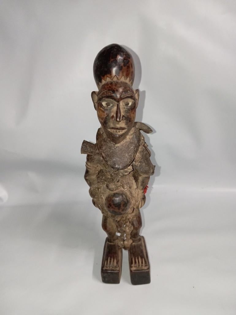 Fétiche - Bakongo - RD Congo 37cm, Enlèvement ou Envoi