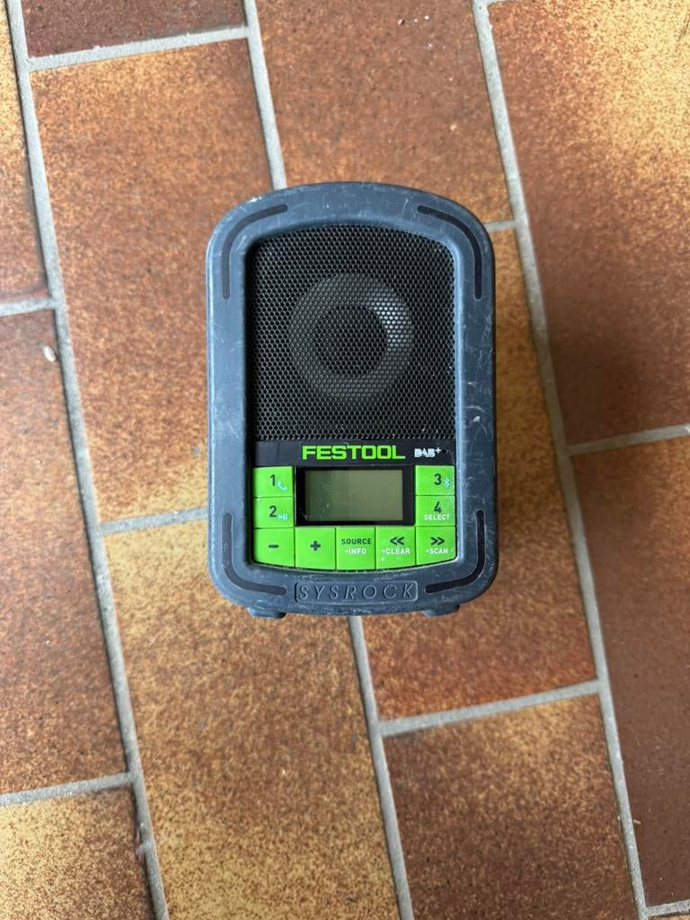Festool Radio, Ophalen, Gebruikt
