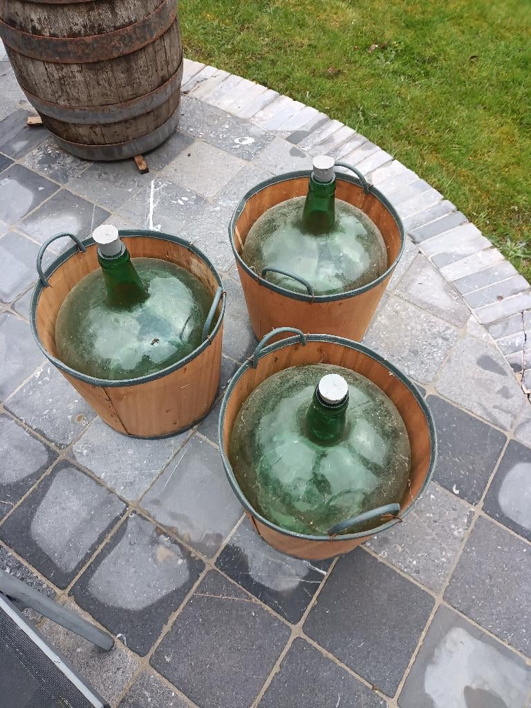 Dame Jeanne - Mandfles, Ophalen, Gebruikt