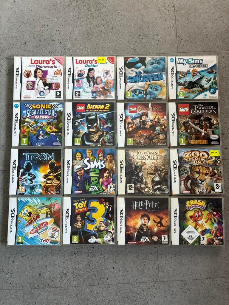 Lot Nintendo DS games, Ophalen of Verzenden, Gebruikt