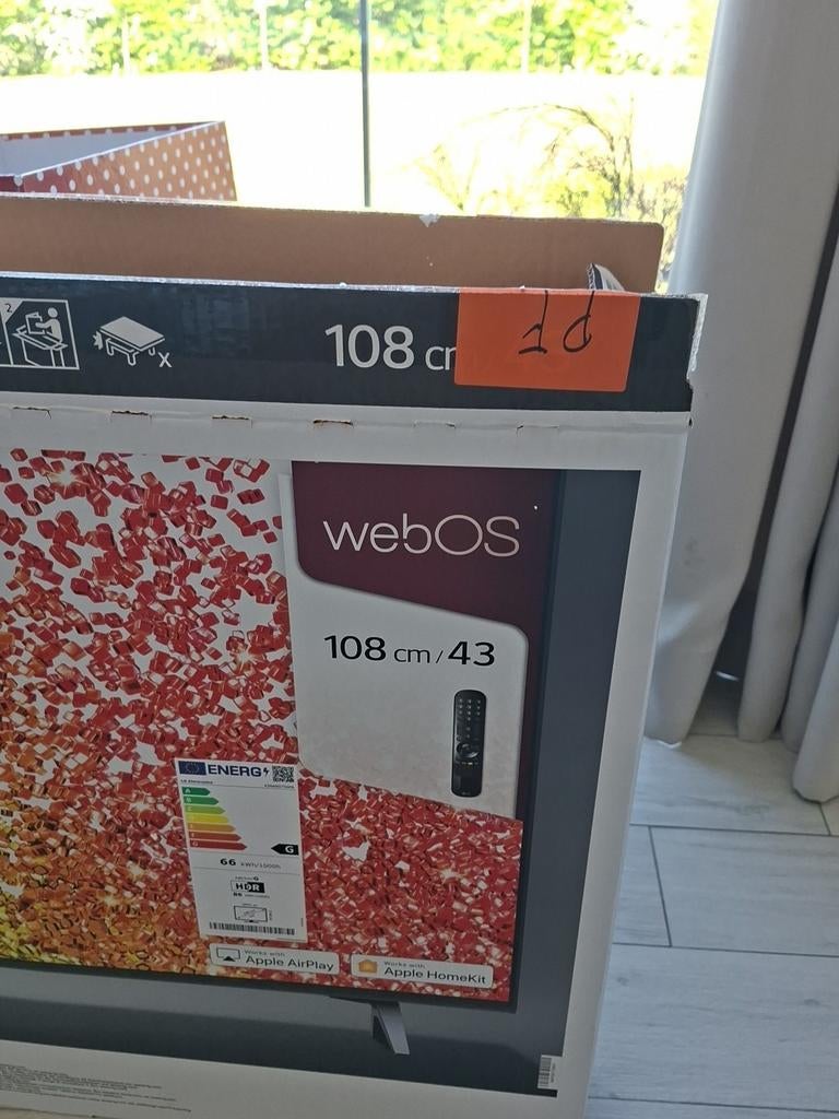 LG tv 43", Enlèvement