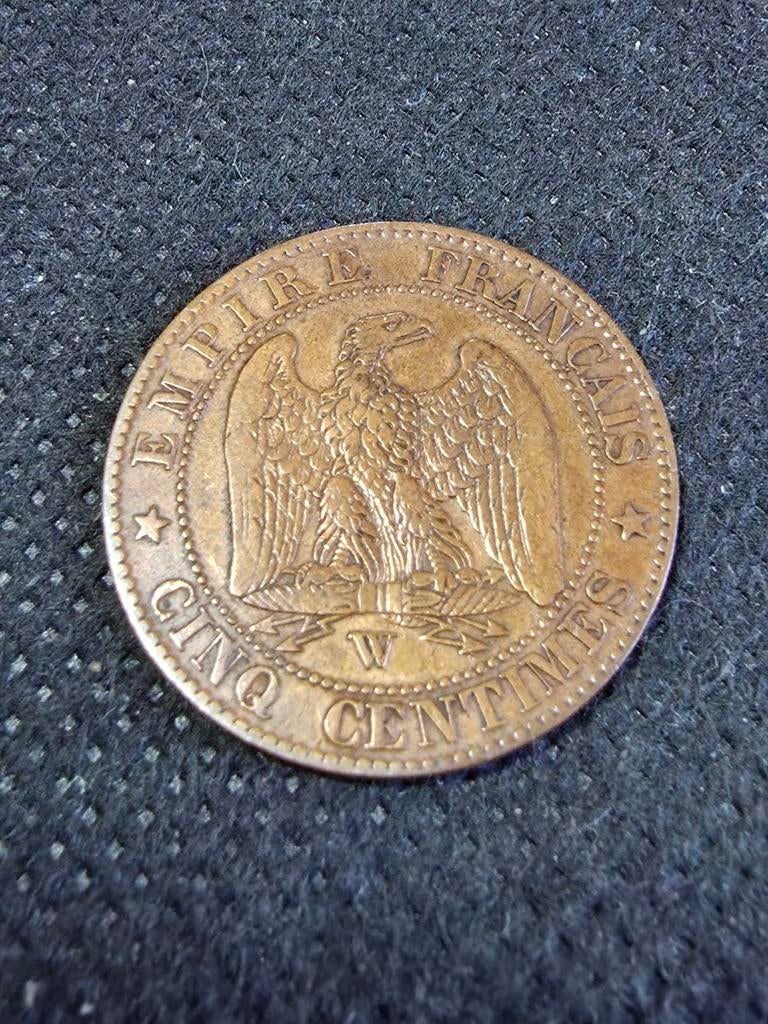 5 cent 1854w Frankrijk, Postzegels en Munten, Munten | Europa | Euromunten, Ophalen of Verzenden, Frankrijk, 5 cent