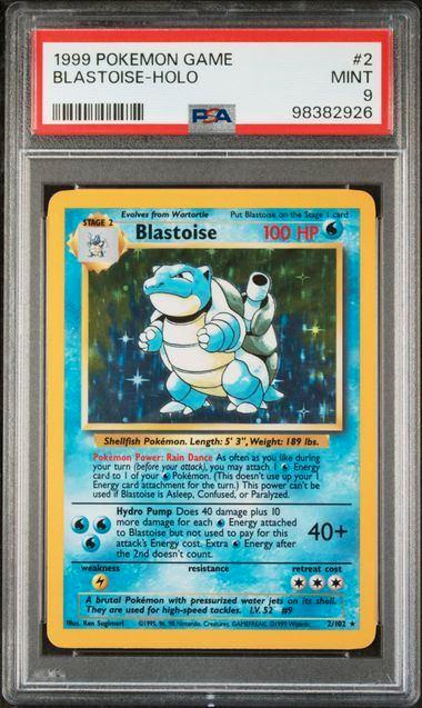 2/102 base blastoise psa 9, Hobby & Loisirs créatifs, Jeux de cartes à collectionner | Pokémon, Foil, Enlèvement ou Envoi