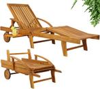 Chaise longue de jardin, Enlèvement, Comme neuf, Bois, Mobile