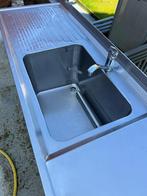 Wasbak inox, Ophalen, Gebruikt, Inox