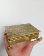 Vintage Italiaans onyx juwelenkistje, Ophalen of Verzenden