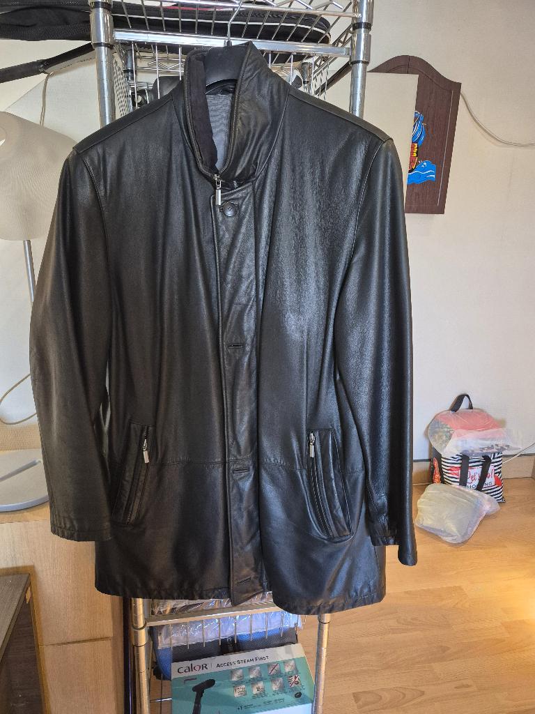 lederenjas, Enlèvement, Porté, Noir, Taille 52/54 (L)