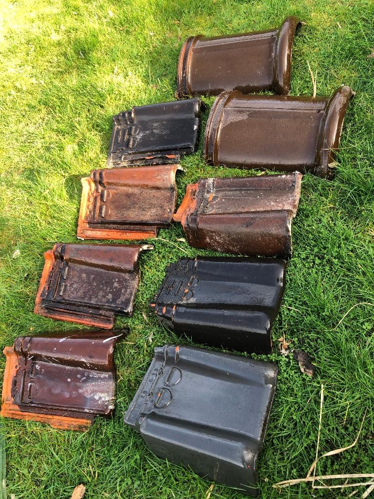 Dakpan Pottelberg Stormpan nok gevelpan, Ophalen, Steen of Klei, Dakpannen