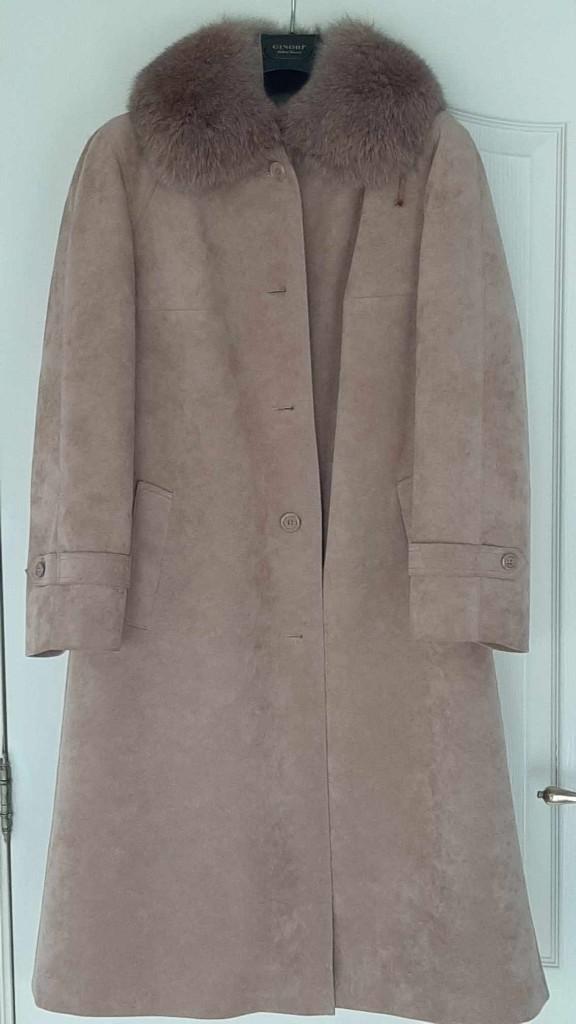 MANTEL DAMES, Kleding | Dames, Jassen | Winter, Zo goed als nieuw, Maat 42/44 (L), Beige, Ophalen of Verzenden