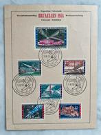 Planche timbres Expo 58, Ophalen of Verzenden