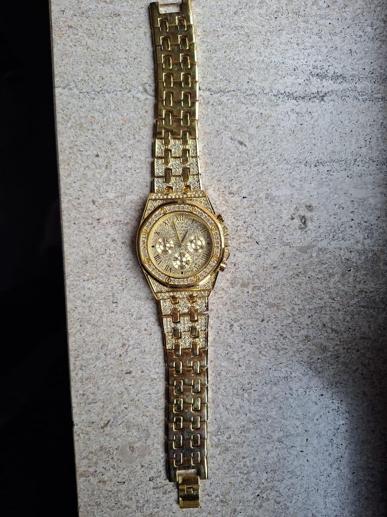 Belle montre en or, Montre-bracelet, Autres marques, Enlèvement ou Envoi, Comme neuf