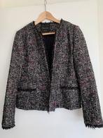 Veste tweed Massimo Dutti noir/gris – style Chanel – T.40, Vêtements | Femmes, Vestes & Costumes, Enlèvement ou Envoi, Comme neuf