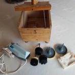 zeldzame Peugeot box om schoenen te kuisen, Antiek en Kunst, Verzenden