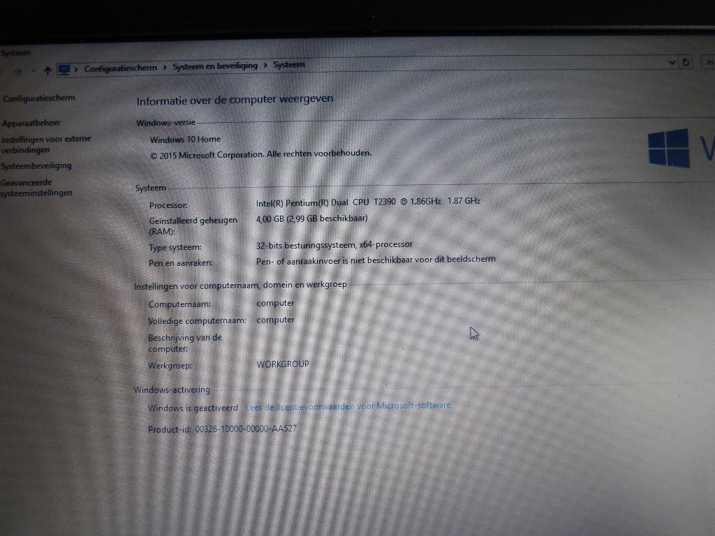 laptop, Computers en Software, Ophalen of Verzenden, 4 GB