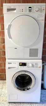 BOSCH 7kg condensdroogkast + MIELE 7kg wasmachine, Elektronische apparatuur, Droogkasten, Ophalen, 6 tot 8 kg, Minder dan 85 cm