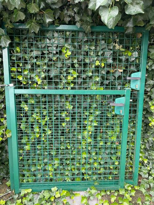 Tuinpoorten en draadafsluiting, Tuin en Terras, Tuinpoorten, Gebruikt, Draaipoort, Staal, Ophalen