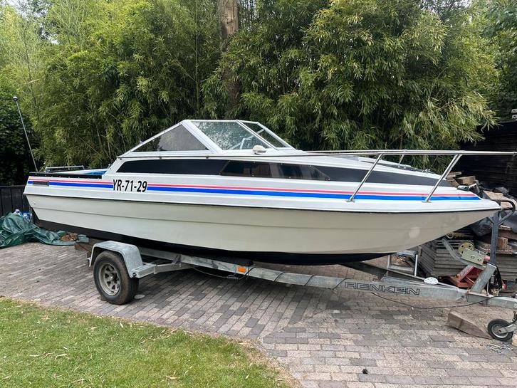 Speedboot renken cuddy cabin 2000, Watersport en Boten, Speedboten, Gebruikt, 6 meter of meer, Benzine, 120 tot 200 pk, Polyester