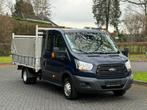Ford Transit 2.2TDCi 7-zits met vaste kiper, Auto's, Bestelwagens en Lichte vracht, Voorwielaandrijving, 4 deurs, Blauw, 7 zetels