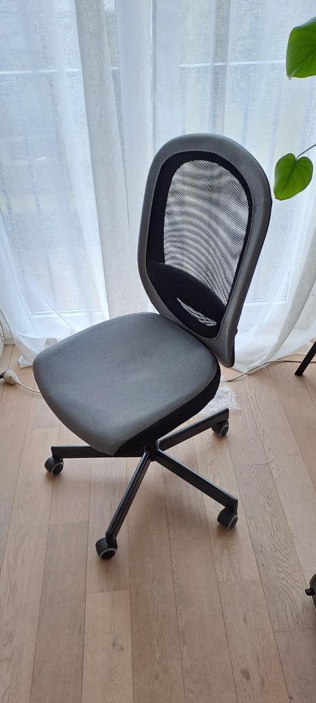 Bureaustoel, Huis en Inrichting, Bureaustoelen, Gebruikt, Bureaustoel, Grijs, Ophalen